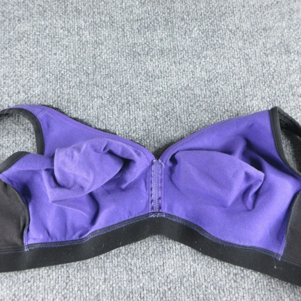 Cacique Bralette Bra Womens 44C Black Lace Wireless Lined Unpadded Everyday
